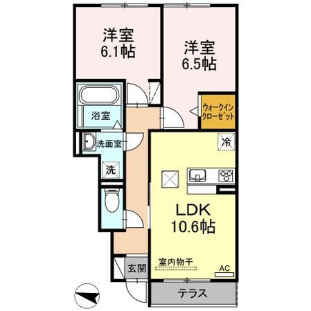 キャスパの物件間取画像